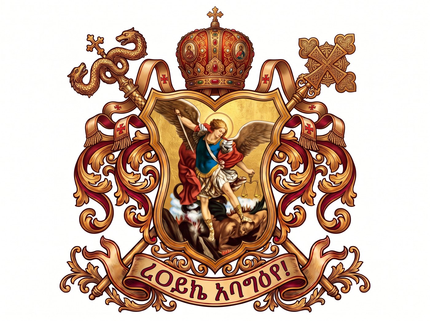 Coat of arms of His Excellency Abune Kidane Yebio